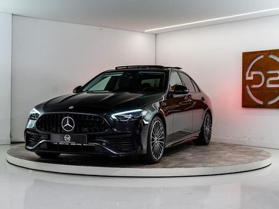 Zwart Gebruikt 2023 Mercedes C200 AMG Line Premium Plus Sedan | € 56.980