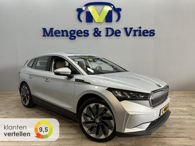 tweedehands Skoda Enyaq iV 80 204 PK | Leer | Panorama | LED | Camera | Adaptive cruise | Navigatie | Apple Carplay Android Auto | Isofix | NAP |