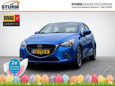 tweedehands Mazda 2 1.5 Skyactiv-G Dynamic+ Navigatie Cruise Control Airco Park. Sensor Bluetooth Tel. 16'' Velgen Rijklaarprijs!