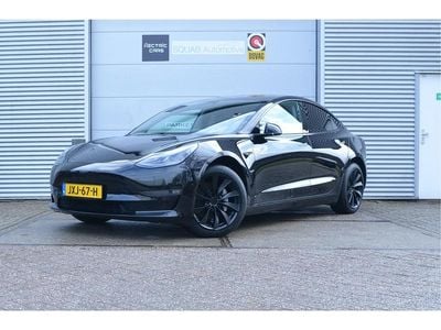 Occasion Tesla Model 3 Long Range AWD 258 kW (351 PK) 2022 Zwart Sedan