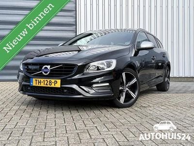 Occasion Volvo V60 R-Design 191 PK (140 kW) 2018 Zwart Stationwagen