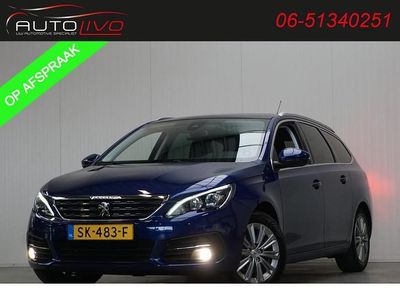 Occasion Peugeot 308 SW Premium 131 PK (96 kW) 2018 Blauw Stationwagen