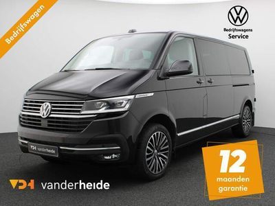 tweedehands VW Caravelle TRANSPORTER2.0 TDI L2H1 DC Highline 198PK DSG Trekhaak, achteruitrijcamera, elek. schuifdeuren, leder, stoelverwarming, virtual cockpit, elek. achterklep, 18'' lichtmetaal