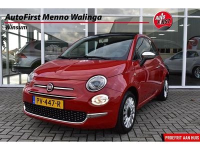 Rood Occasion 2017 Fiat 500C Lounge Cabriolet | € 9.475 (Eerlijke prijs)