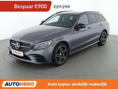 Grijs Occasion 2020 Mercedes C300e AMG line Stationwagen | € 26.549 (Eerlijke prijs)