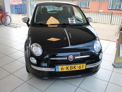 Zwart Gebruikt 2013 Fiat 500 Lounge Hatchback | € 9.750