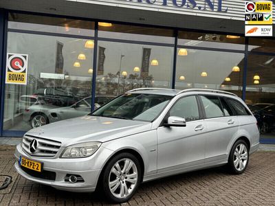 tweedehands Mercedes 180 C-KLASSE EstateK Aut. Half Leer Navi Bluetooth Park.Sens Clima Cruise NAP NL-Auto Dealeronderhouden!