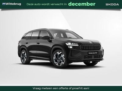 Zwart Nieuw 2025 Skoda Kodiaq Business Line SUV | € 57.290 (Eerlijke prijs)
