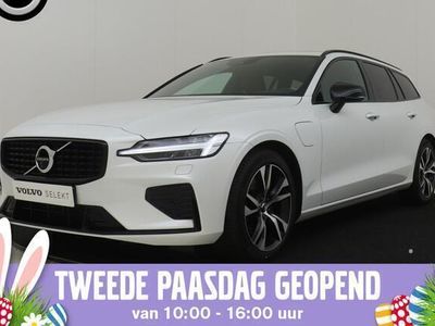 tweedehands Volvo V60 T8 RECHARGE AWD R-DESIGN -LONG RANGE- PANO.DAK||GEVENT.LEER|360°CAM|HK-AUDIO