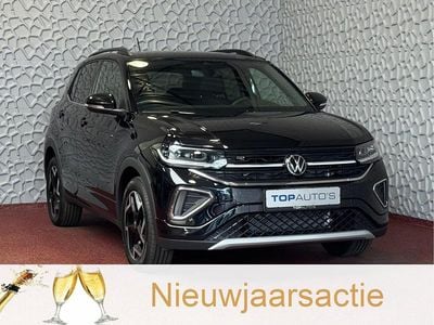Zwart Nieuw 2025 VW T-Cross R-line Edition SUV | € 36.440 (Goede deal)