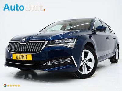 Occasion Skoda Superb Style 218 PK (160 kW) 2021 Blauw Stationwagen