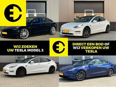 tweedehands Tesla Model 3 | Alle uitvoeringen gezocht | Verkoop uw