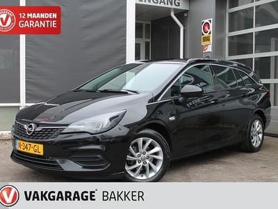 Occasion Opel Astra Business Elegance 123 PK (90 kW) 2021 Zwart (metallic) Stationwagen