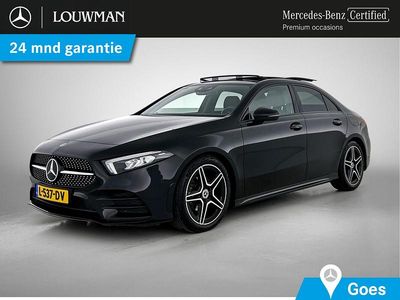 Occasion Mercedes A180 AMG 136 PK (100 kW) 2021 Zwart Sedan