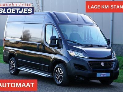 tweedehands Fiat Ducato 35H 2.3 MultiJet L2H2 Automaat |180 pk |Topstaat |Climate control |Cruise |Navi |Camera |Sensoren |EURO6 |3500 KG |BPM voordeel |Camperbasis |Bluetooth |Betimmering