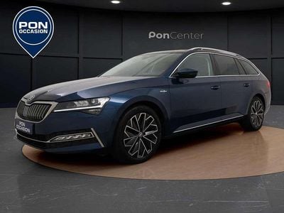 Occasion Skoda Superb LAURIN & KLEMENT 218 PK (160 kW) 2022 Blauw Stationwagen