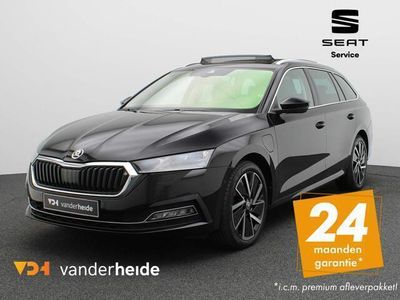 tweedehands Skoda Octavia Combi 1.4 TSI iV PHEV Business Edition Plus 204PK DSG Panoramadak, head-up, leder, achteruitrijcamera, winterpakket plus, virtual pedal, keyless, 18'' lichtmetaal