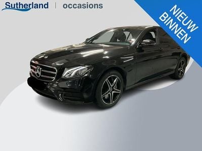 Zwart Occasion 2020 Mercedes E300 AMG line Sedan | € 37.900 (Eerlijke prijs)