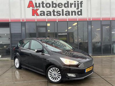 Zwart (metallic) Occasion 2018 Ford C-MAX Titanium MPV | € 5.498