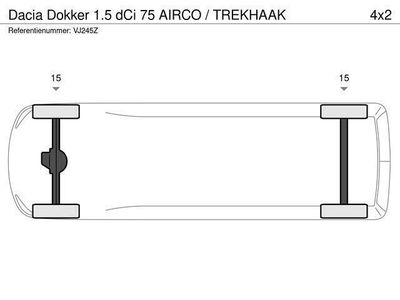 tweedehands Dacia Dokker 1.5 dCi 75 AIRCO / TREKHAAK