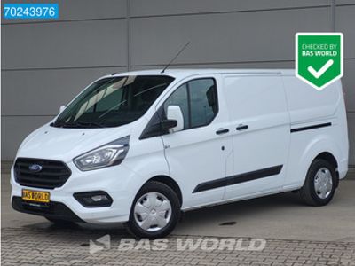 tweedehands Ford Transit Custom 130PK Automaat L2H1 2x Schuifdeur Trekhaak Groot scherm L2 6m3 Airco Trekhaak Cruise control