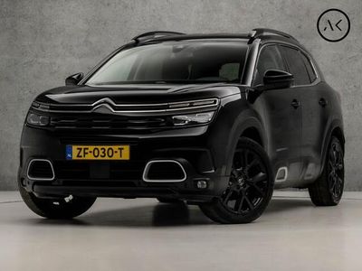 tweedehands Citroën C5 Aircross 1.2 PureTech Luxury Black Sport (APPLE CARPLAY, NAVIGATIE, 360 CAMERA, ADAPTIVE CRUISE, LEDER, SPORTSTOELEN, TREKHAAK, GETINT GLAS, KEYLESS, ELEK ACHTERKLEP, NIEUWSTAAT)