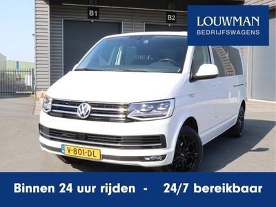 tweedehands VW Transporter 2.0 TDI L2H1 DC Highline 204PK DSG | Dubbele cabine | Schuif/ kantel dak | Navigatie | Dubbele schuifdeur | Climate control |