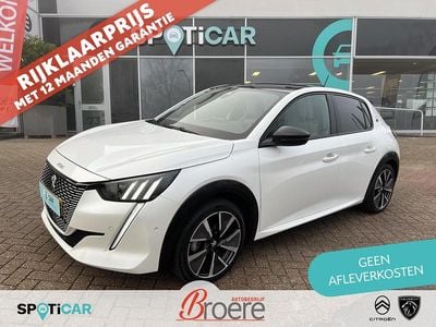 Wit Occasion 2021 Peugeot e-208 GT Hatchback | € 17.900 (Eerlijke prijs)