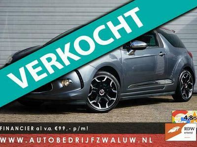 tweedehands Citroën DS3 1.6 THP Sport Chic 165PK Turbo!|Airco|Cruise|PDC|Stoelverwarming|Leer|LMV 17"|Etc.