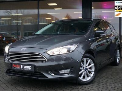 tweedehands Ford Focus Wagon 1.0 125PK Titanium X | Xenon | Half-leder |