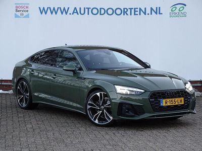 Groen (metallic) Occasion 2021 Audi A5 Sportback Sport Hatchback | € 31.950 (Goede deal)