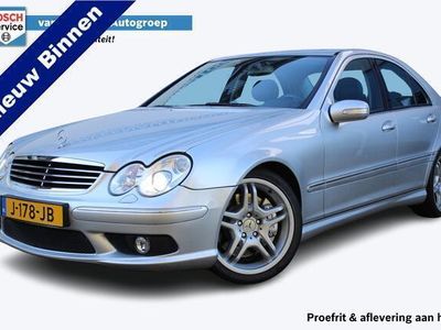 tweedehands Mercedes C55 AMG AMG V8 365 PK | Unieke auto | Zeer nette staat!! | Elektrisch Schuif/kantel dak | Elektrisch bedienbare Memory stand stoelen | Stoelverwarming | Cruise | Navi | Clima | 18 Inch LMV | Bi-Xenon koplampen | Lederen bekleding |