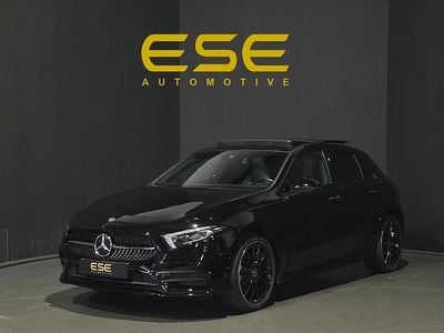 Zwart Occasion 2022 Mercedes A250 AMG line Hatchback | € 33.490 (Iets duurder)
