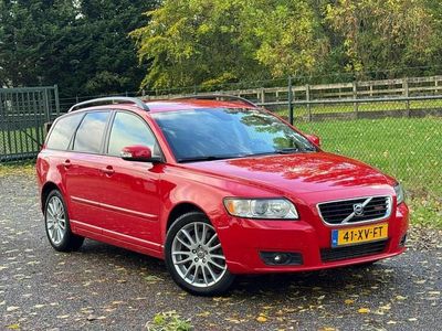 Rood Gebruikt 2007 Volvo V50 Momentum Stationwagen | € 12.950