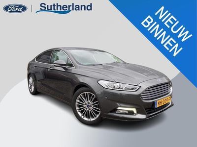 tweedehands Ford Mondeo 1.5 Ecoboost Titanium 160pk Trekhaak | Panorama dak | 18 inch LMV incl All Season banden| SONY Audio | Voorruit verwarming |