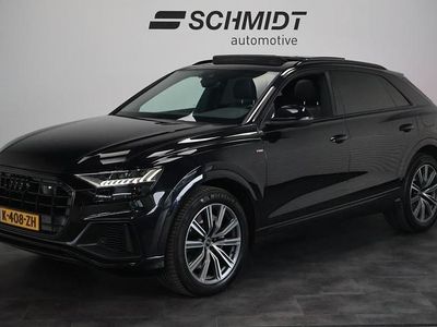 Zwart Occasion 2021 Audi Q8 S-Line SUV | € 56.995 (Eerlijke prijs)