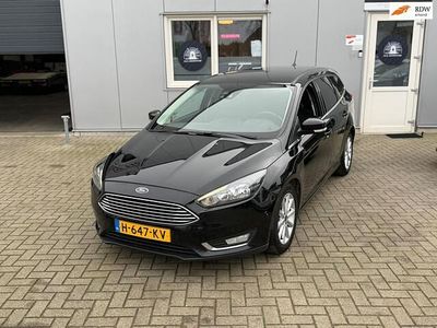 Zwart Occasion 2018 Ford Focus Titanium Stationwagen | € 5.250 (Eerlijke prijs)