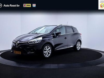 Zwart (metallic) Gebruikt 2018 Renault Clio GrandTour LIMITED Stationwagen | € 8.450 (Eerlijke prijs)
