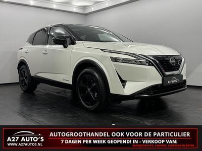 tweedehands Nissan Qashqai 1.5 e-Power Black Edition Pano, 360 camera, Navi, Virtual desk, Stoelverwarming, 12 jaar garantie