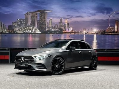 Grijs (metallic) Gebruikt 2018 Mercedes A200 AMG Hatchback | € 21.499 (Eerlijke prijs)