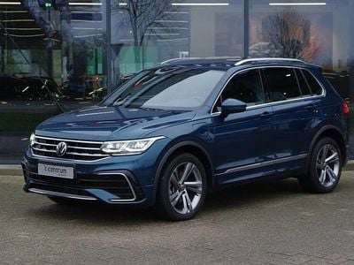 Blauw Occasion 2021 VW Tiguan R-line SUV | € 33.750 (Eerlijke prijs)