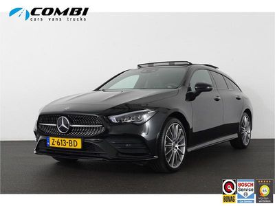 Zwart Gebruikt 2023 Mercedes CLA250 Shooting Brake AMG line Stationwagen | € 37.850