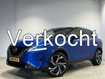 Blauw (metallic) Occasion 2022 Nissan Qashqai Tekna+ SUV | € 28.740 (Eerlijke prijs)