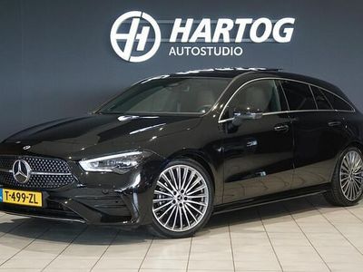 Zwart Occasion 2023 Mercedes CLA180 Shooting Brake AMG line Stationwagen | € 37.750