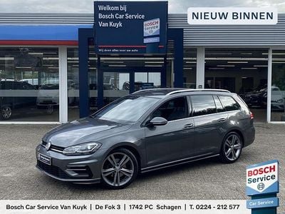 Grijs, metallic lak Gebruikt 2018 VW Golf VII Highline Stationwagen | € 15.950 (Eerlijke prijs)