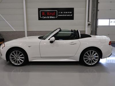 tweedehands Fiat 124 Spider 1.4 MultiAir Turbo Lusso Leer Navigatie Achteruitrijcamera Keyless entry 1e Eigenares 17 inch Sportvelgen Boekjes aanwezig Nieuwstaat!