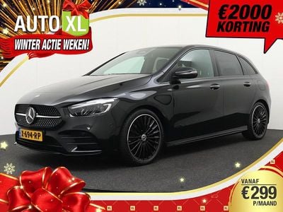 Zwart (metallic) Gebruikt 2023 Mercedes B180 AMG line MPV | € 32.940 (Eerlijke prijs)