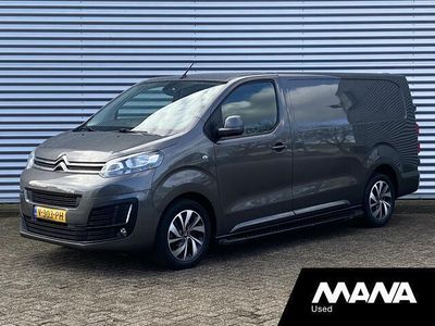 tweedehands Citroën Jumpy 2.0 BlueHDI Business L3H1 Maxi 180PK Automaat Airco Navi Bluetooth Cruise Car-Play Trekhaak Sensoren LM velgen Sidesteps 12V Multifunctioneel stuurwiel