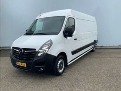 tweedehands Opel Movano 150 pk Maxi L3 H2 Automaat Airco Cruise Camera Opstap 3 Zits Side bar Navi Euro 6