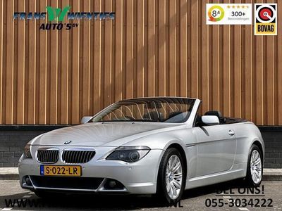 tweedehands BMW 645 Cabriolet Cabrio 645Ci S | Cruise Control | Stuurverwarming | Parkeersensoren | Stoelverwarming | Memorystoel | Elektrisch Windscherm | Airconditioning |